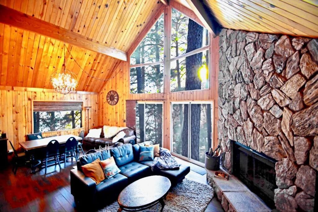 Glimmer Chalet Treetop A-Frame Cabin Lake View Lake Arrowhead Extérieur photo