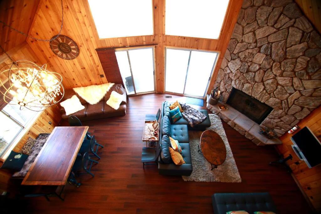 Glimmer Chalet Treetop A-Frame Cabin Lake View Lake Arrowhead Extérieur photo